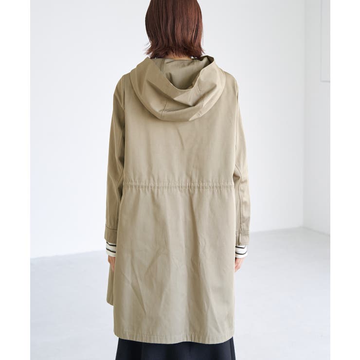 撥水・花粉ガード/ライナー付きモッズコート[品番：RPCW0031907]｜ROPE