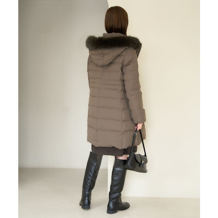 楽天市場】【SALE／50%OFF】GREEN DOWN/ファー付きダウンコート