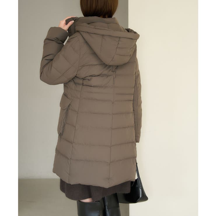 GREEN DOWN/ファー付きダウンコート[品番：RPCW0045390]｜ROPE