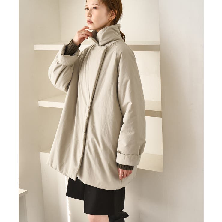 ベージュ(27) | 2WAY中綿テーラードコート | ROPE' PICNIC