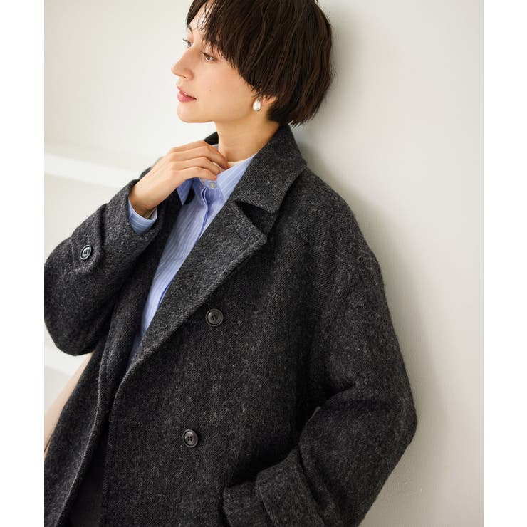 JAPAN FABRIC スタンドカラーロングコート/一部WEB限定カラー | ROPE' PICNIC | 詳細画像10 