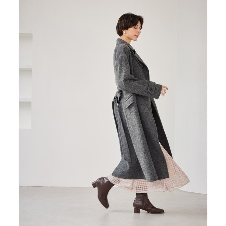 JAPAN FABRIC スタンドカラーロングコート/一部WEB限定カラー | ROPE' PICNIC | 詳細画像14 