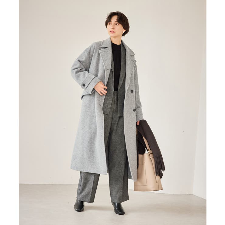 JAPAN FABRIC スタンドカラーロングコート/一部WEB限定カラー | ROPE' PICNIC | 詳細画像16 