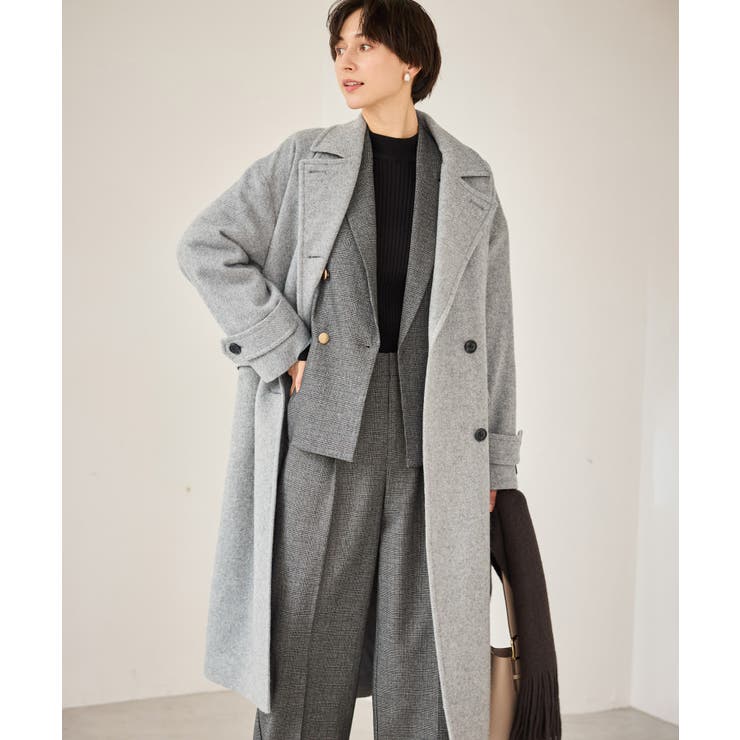 JAPAN FABRIC スタンドカラーロングコート/一部WEB限定カラー | ROPE' PICNIC | 詳細画像17 