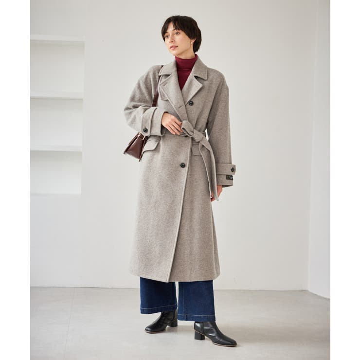 JAPAN FABRIC スタンドカラーロングコート/一部WEB限定カラー | ROPE' PICNIC | 詳細画像18 