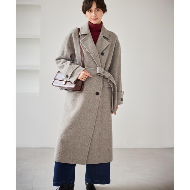 JAPAN FABRIC スタンドカラーロングコート/一部WEB限定カラー | ROPE' PICNIC | 詳細画像20 