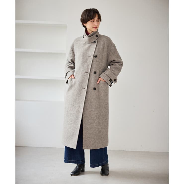 JAPAN FABRIC スタンドカラーロングコート/一部WEB限定カラー | ROPE' PICNIC | 詳細画像24 