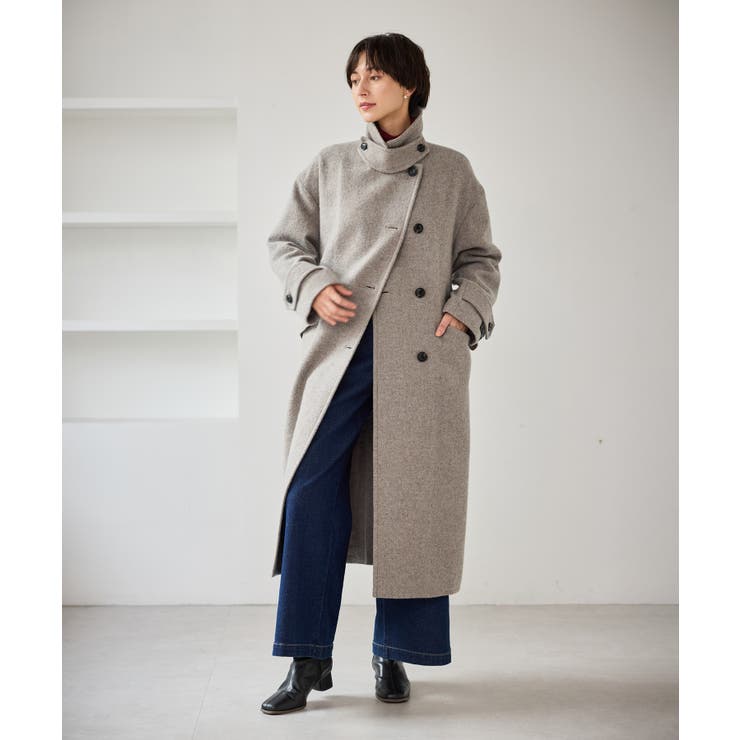 JAPAN FABRIC スタンドカラーロングコート/一部WEB限定カラー | ROPE' PICNIC | 詳細画像25 