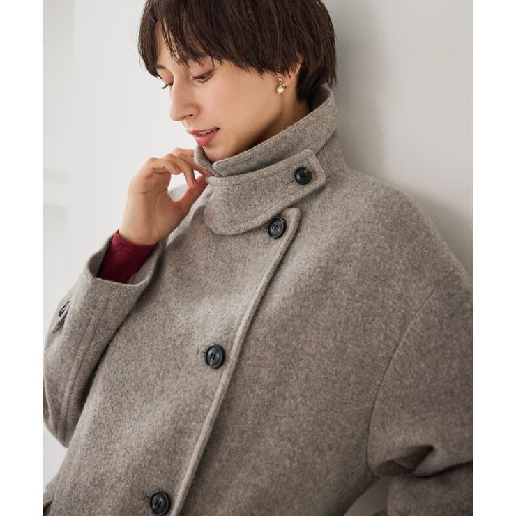 JAPAN FABRIC スタンドカラーロングコート/一部WEB限定カラー | ROPE' PICNIC | 詳細画像28 