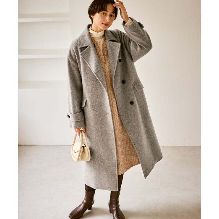 JAPAN FABRIC スタンドカラーロングコート/一部WEB限定カラー | ROPE' PICNIC | 詳細画像30 