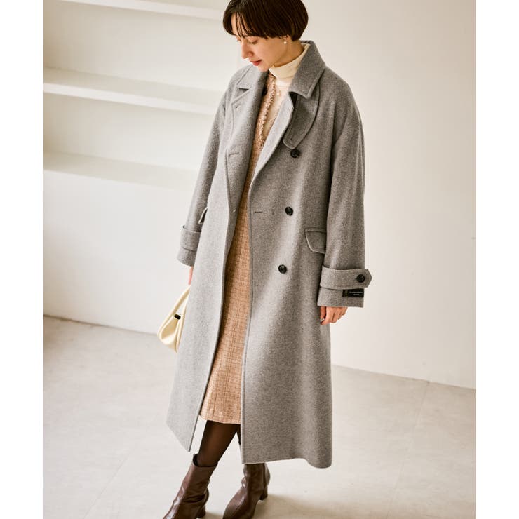 JAPAN FABRIC スタンドカラーロングコート/一部WEB限定カラー | ROPE' PICNIC | 詳細画像31 