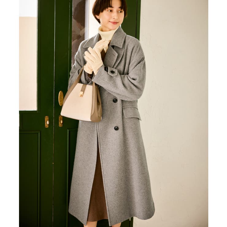 JAPAN FABRIC スタンドカラーロングコート/一部WEB限定カラー | ROPE' PICNIC | 詳細画像32 