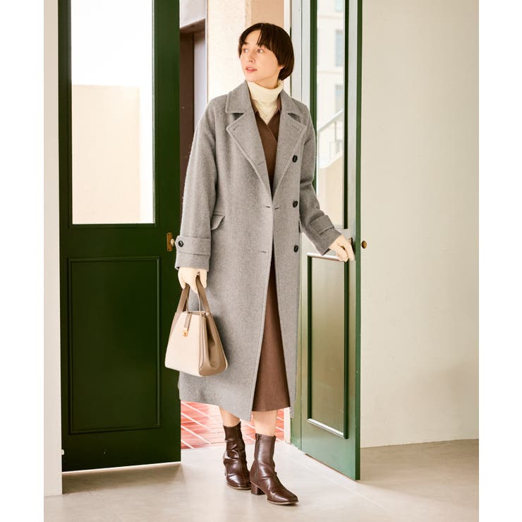 JAPAN FABRIC スタンドカラーロングコート/一部WEB限定カラー | ROPE' PICNIC | 詳細画像33 