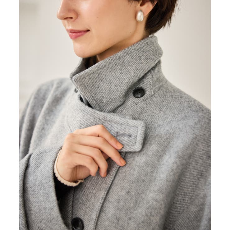 JAPAN FABRIC スタンドカラーロングコート/一部WEB限定カラー | ROPE' PICNIC | 詳細画像39 