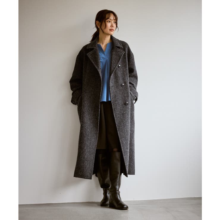 JAPAN FABRIC スタンドカラーロングコート/一部WEB限定カラー | ROPE' PICNIC | 詳細画像4 