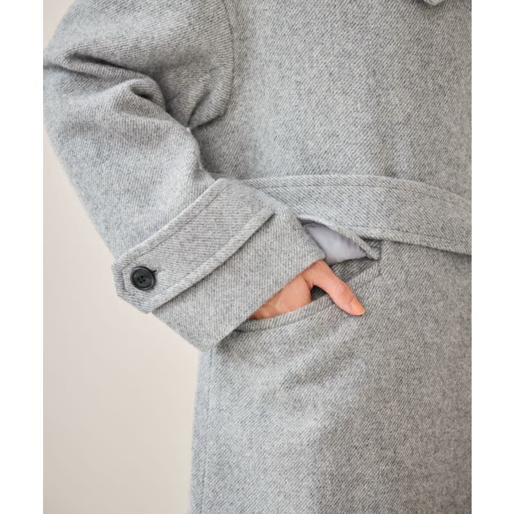 JAPAN FABRIC スタンドカラーロングコート/一部WEB限定カラー | ROPE' PICNIC | 詳細画像42 