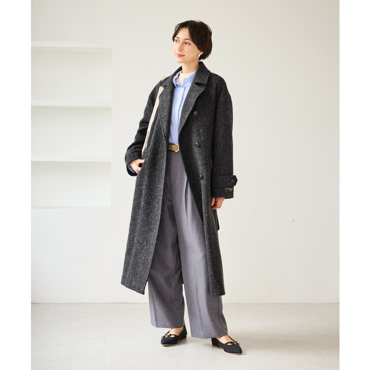 JAPAN FABRIC スタンドカラーロングコート/一部WEB限定カラー | ROPE' PICNIC | 詳細画像7 