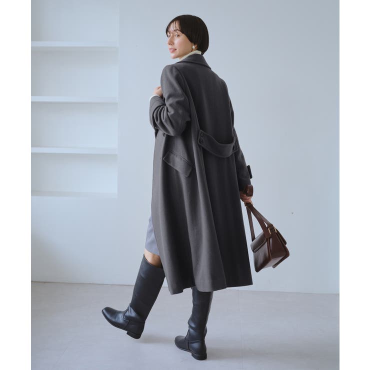 JAPAN FABRIC ダブルチェスターコート/一部WEB限定カラー | ROPE' PICNIC | 詳細画像11 