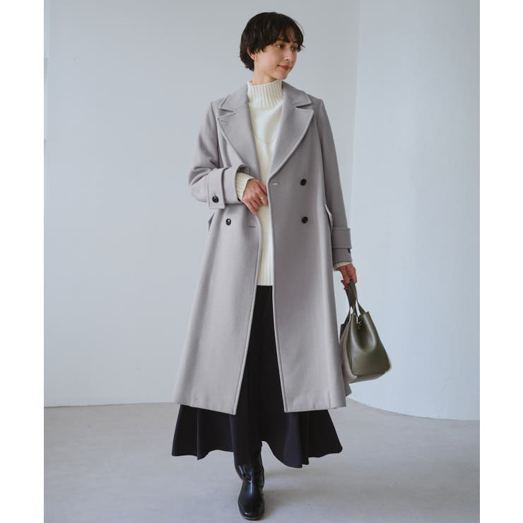 JAPAN FABRIC ダブルチェスターコート/一部WEB限定カラー | ROPE' PICNIC | 詳細画像16 