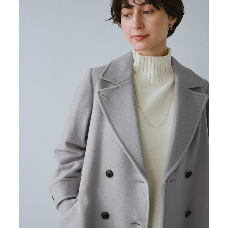 JAPAN FABRIC ダブルチェスターコート/一部WEB限定カラー | ROPE' PICNIC | 詳細画像18 