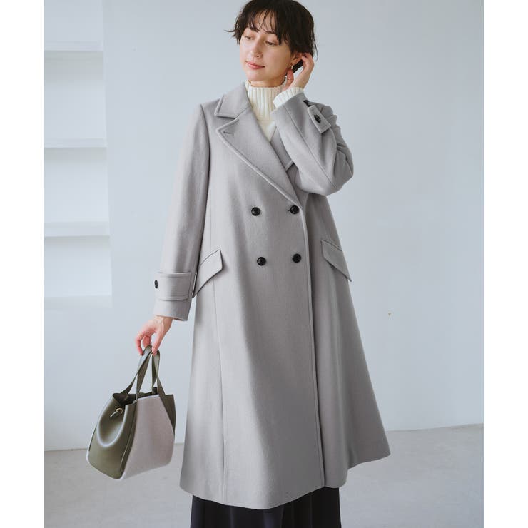 JAPAN FABRIC ダブルチェスターコート/一部WEB限定カラー | ROPE' PICNIC | 詳細画像19 