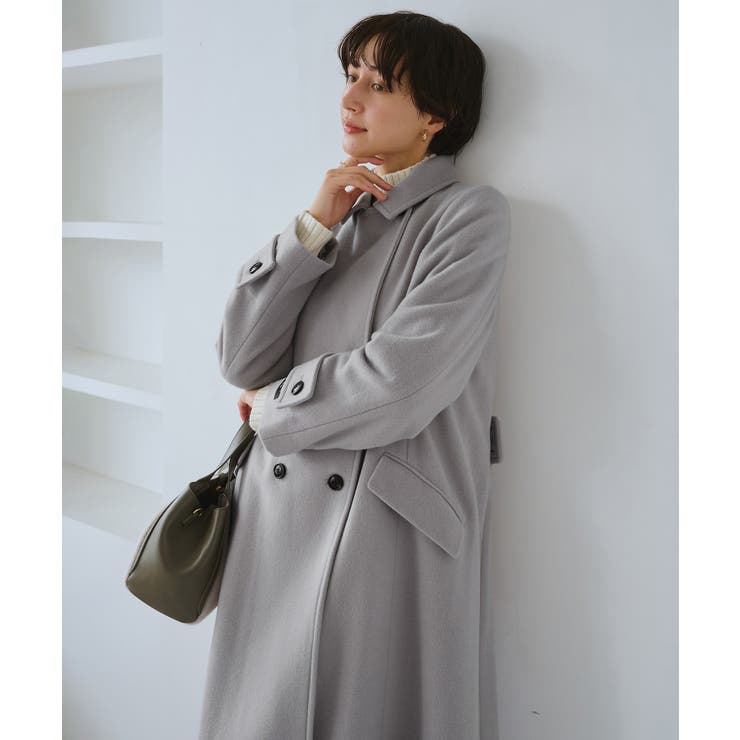 JAPAN FABRIC ダブルチェスターコート/一部WEB限定カラー | ROPE' PICNIC | 詳細画像22 