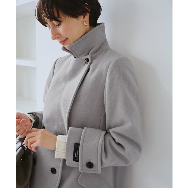 JAPAN FABRIC ダブルチェスターコート/一部WEB限定カラー | ROPE' PICNIC | 詳細画像23 