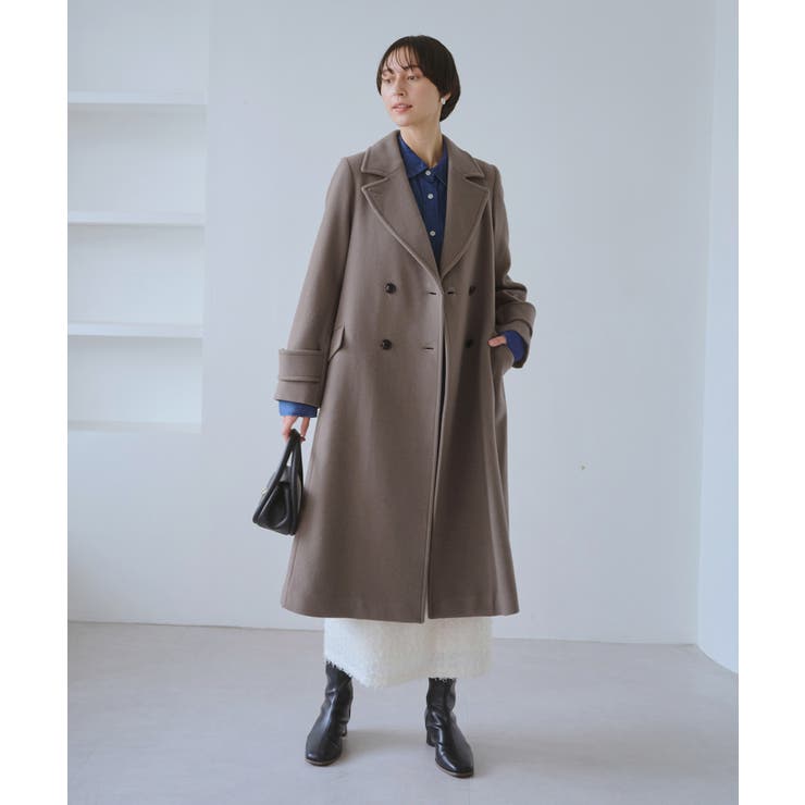 JAPAN FABRIC ダブルチェスターコート/一部WEB限定カラー | ROPE' PICNIC | 詳細画像24 