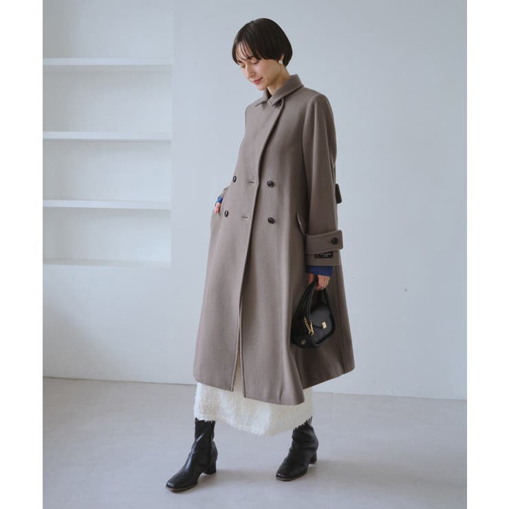 JAPAN FABRIC ダブルチェスターコート/一部WEB限定カラー | ROPE' PICNIC | 詳細画像27 