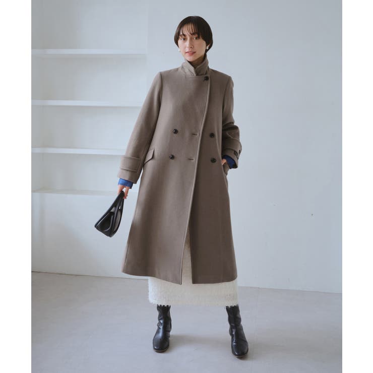 JAPAN FABRIC ダブルチェスターコート/一部WEB限定カラー | ROPE' PICNIC | 詳細画像28 