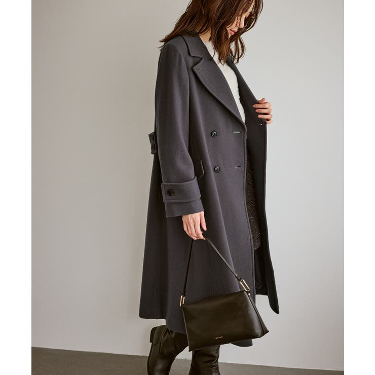 JAPAN FABRIC ダブルチェスターコート/一部WEB限定カラー | ROPE' PICNIC | 詳細画像3 