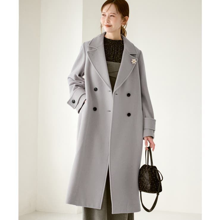 JAPAN FABRIC ダブルチェスターコート/一部WEB限定カラー | ROPE' PICNIC | 詳細画像30 