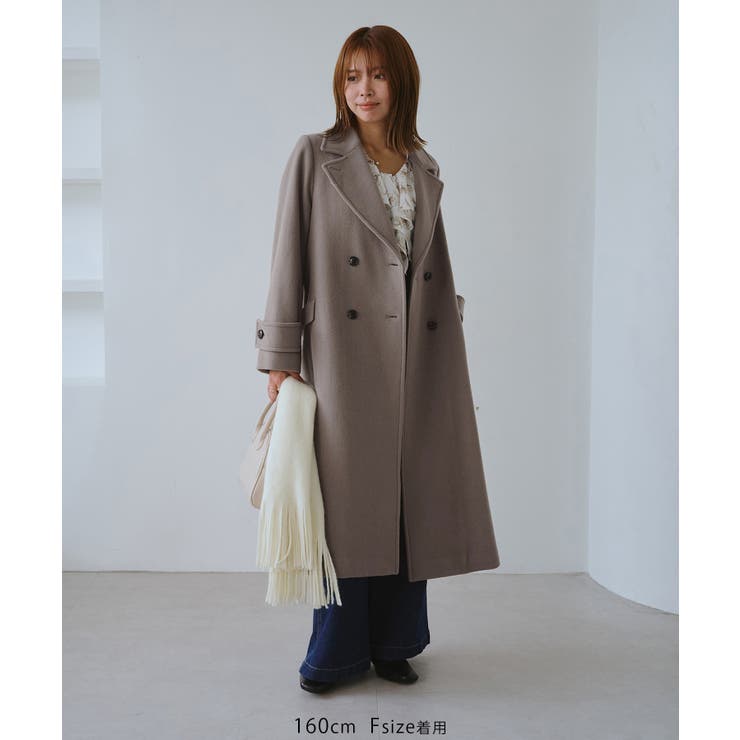 JAPAN FABRIC ダブルチェスターコート/一部WEB限定カラー | ROPE' PICNIC | 詳細画像31 