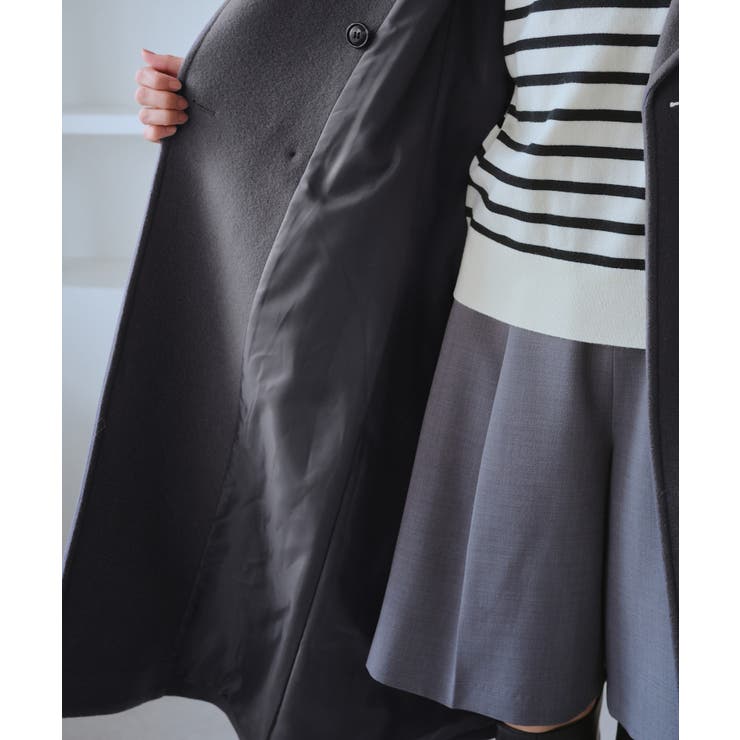 JAPAN FABRIC ダブルチェスターコート/一部WEB限定カラー | ROPE' PICNIC | 詳細画像40 