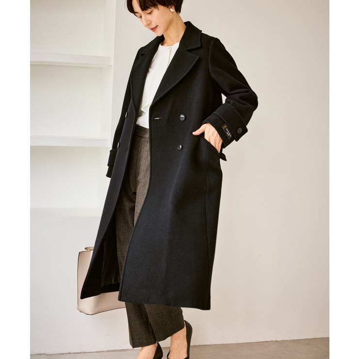 JAPAN FABRIC ダブルチェスターコート/一部WEB限定カラー | ROPE' PICNIC | 詳細画像5 