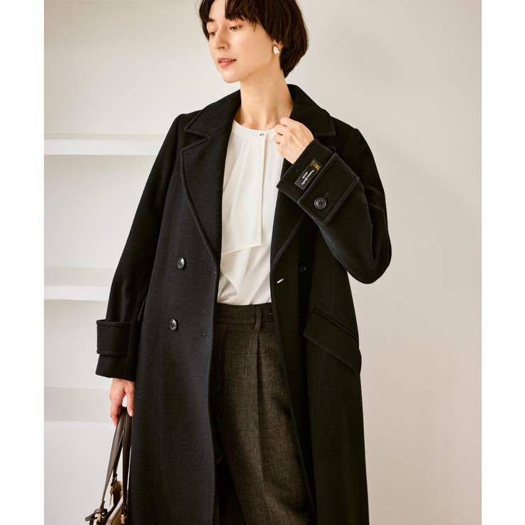 JAPAN FABRIC ダブルチェスターコート/一部WEB限定カラー | ROPE' PICNIC | 詳細画像6 