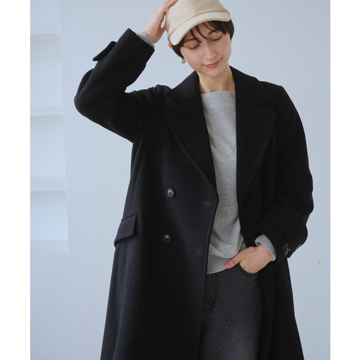 JAPAN FABRIC ダブルチェスターコート/一部WEB限定カラー | ROPE' PICNIC | 詳細画像9 