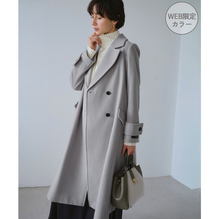 グレーサブ(09) | JAPAN FABRIC ダブルチェスターコート/一部WEB限定カラー | ROPE' PICNIC