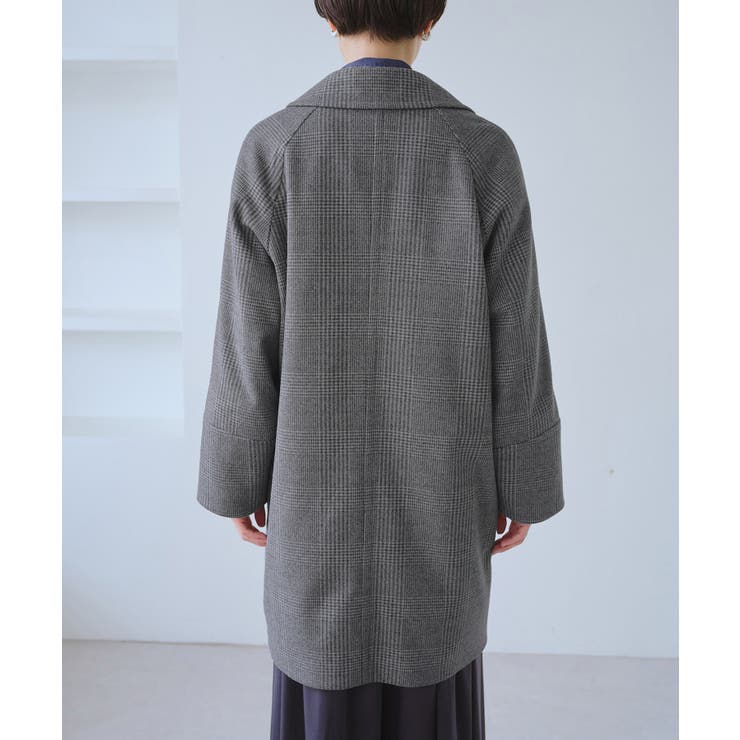 ジャージメルトン無地＆チェックオーバーPコート 一部WEB限定カラー リンクコー… | ROPE' PICNIC | 詳細画像35 