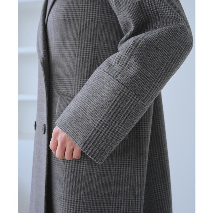 ジャージメルトン無地＆チェックオーバーPコート 一部WEB限定カラー リンクコー… | ROPE' PICNIC | 詳細画像38 