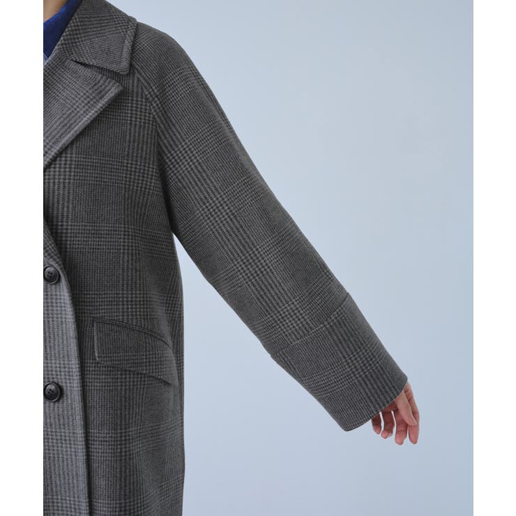 ジャージメルトン無地＆チェックオーバーPコート 一部WEB限定カラー リンクコー… | ROPE' PICNIC | 詳細画像39 