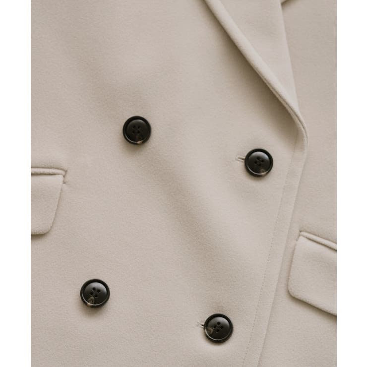 ジャージメルトン無地＆チェックオーバーPコート 一部WEB限定カラー リンクコー… | ROPE' PICNIC | 詳細画像50 