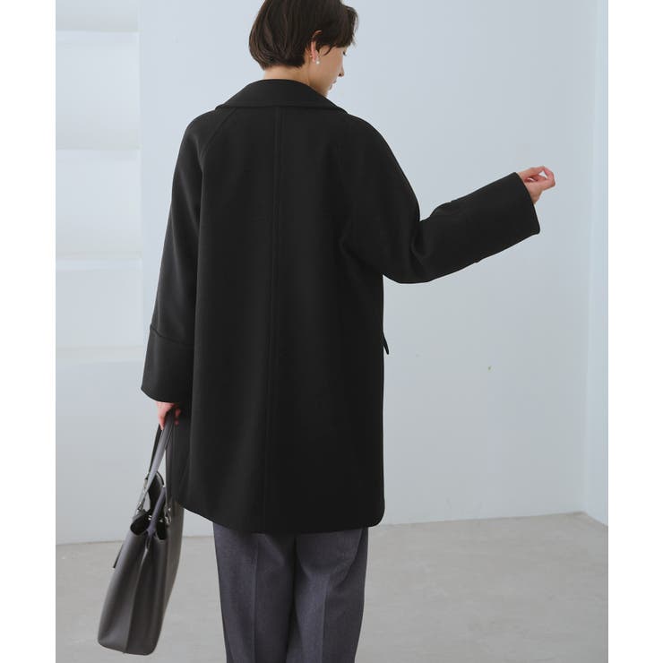 ジャージメルトン無地＆チェックオーバーPコート 一部WEB限定カラー リンクコー… | ROPE' PICNIC | 詳細画像9 