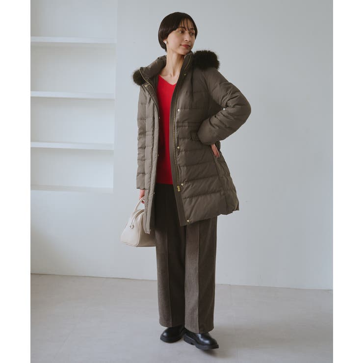 ファー付きダウンロングコート 一部WEB限定カラー | ROPE' PICNIC | 詳細画像12 