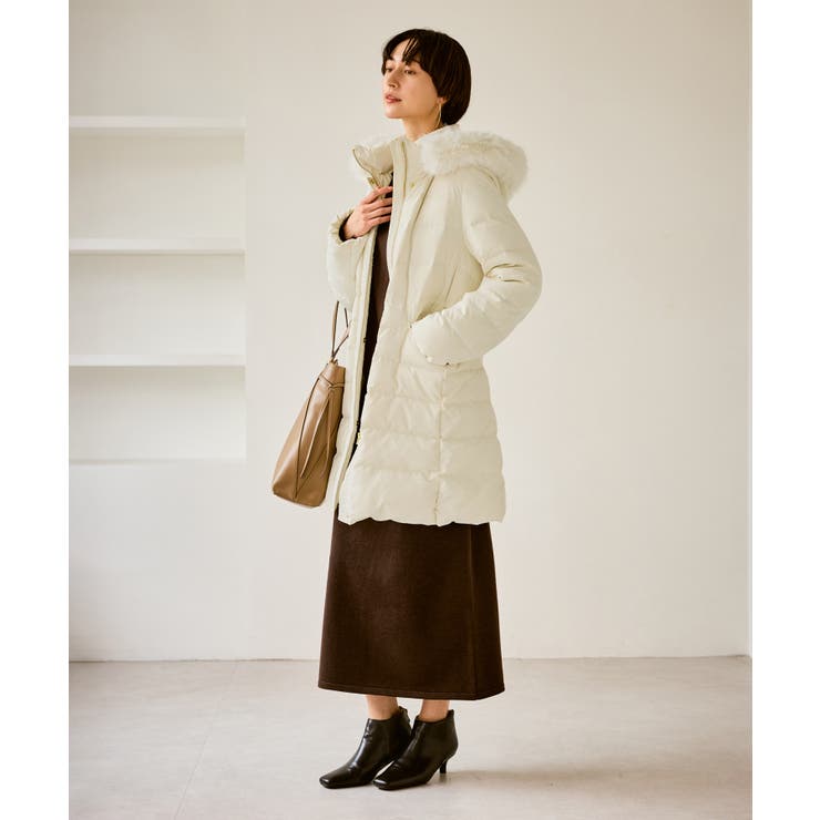 ファー付きダウンロングコート 一部WEB限定カラー | ROPE' PICNIC | 詳細画像20 