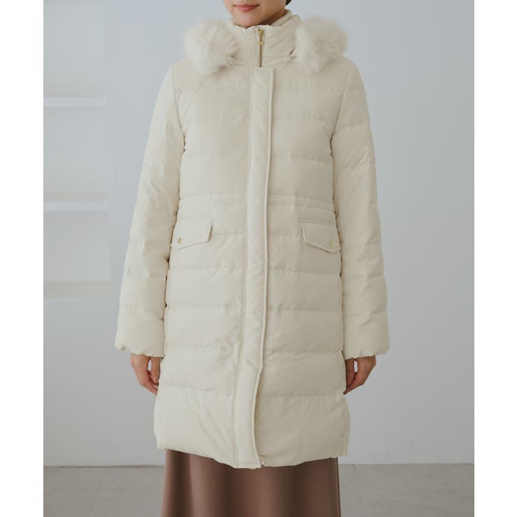 ファー付きダウンロングコート 一部WEB限定カラー | ROPE' PICNIC | 詳細画像32 