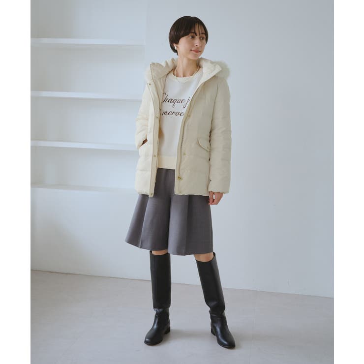 ファー付きダウンミドル丈コート リンクコーデ | ROPE' PICNIC | 詳細画像14 