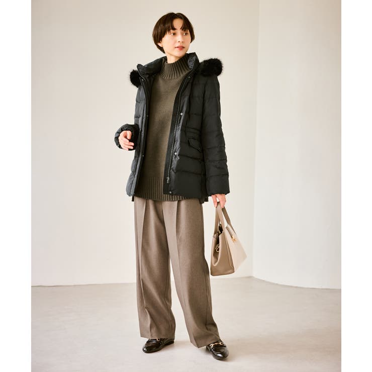 ファー付きダウンミドル丈コート リンクコーデ | ROPE' PICNIC | 詳細画像2 