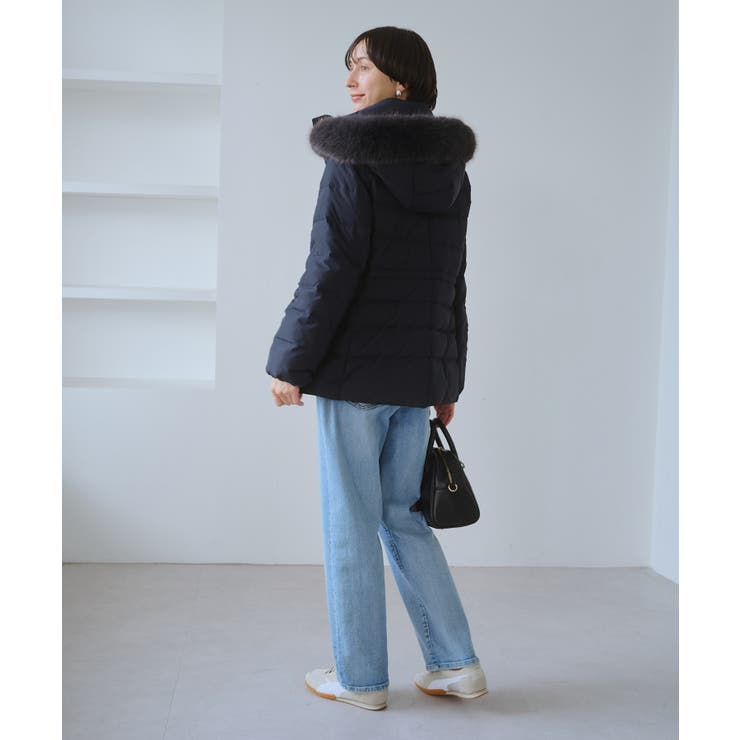 ファー付きダウンミドル丈コート リンクコーデ | ROPE' PICNIC | 詳細画像24 