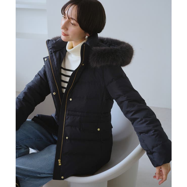 ファー付きダウンミドル丈コート リンクコーデ | ROPE' PICNIC | 詳細画像26 